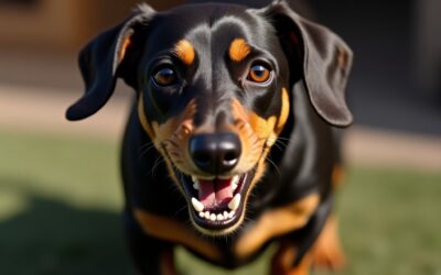 Agresividad del perro salchicha