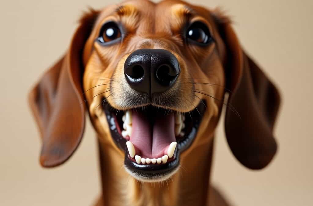 Cepillado adecuado para perros salchicha