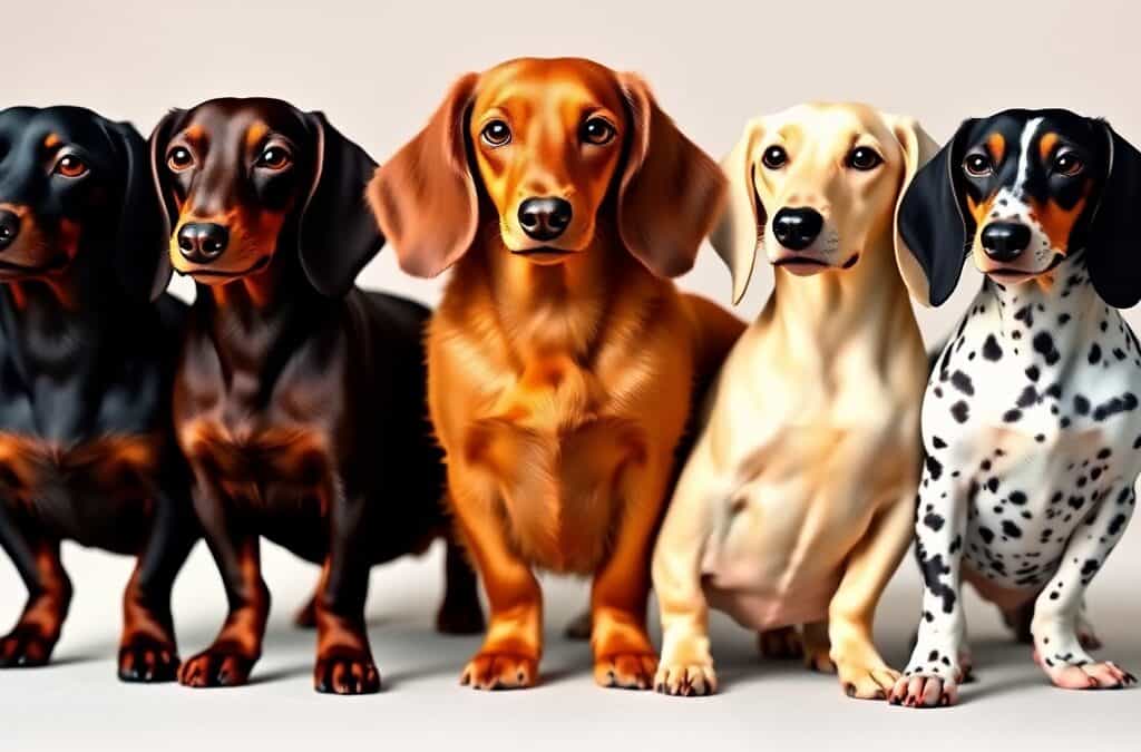 Colores de la raza de los perros salchicha