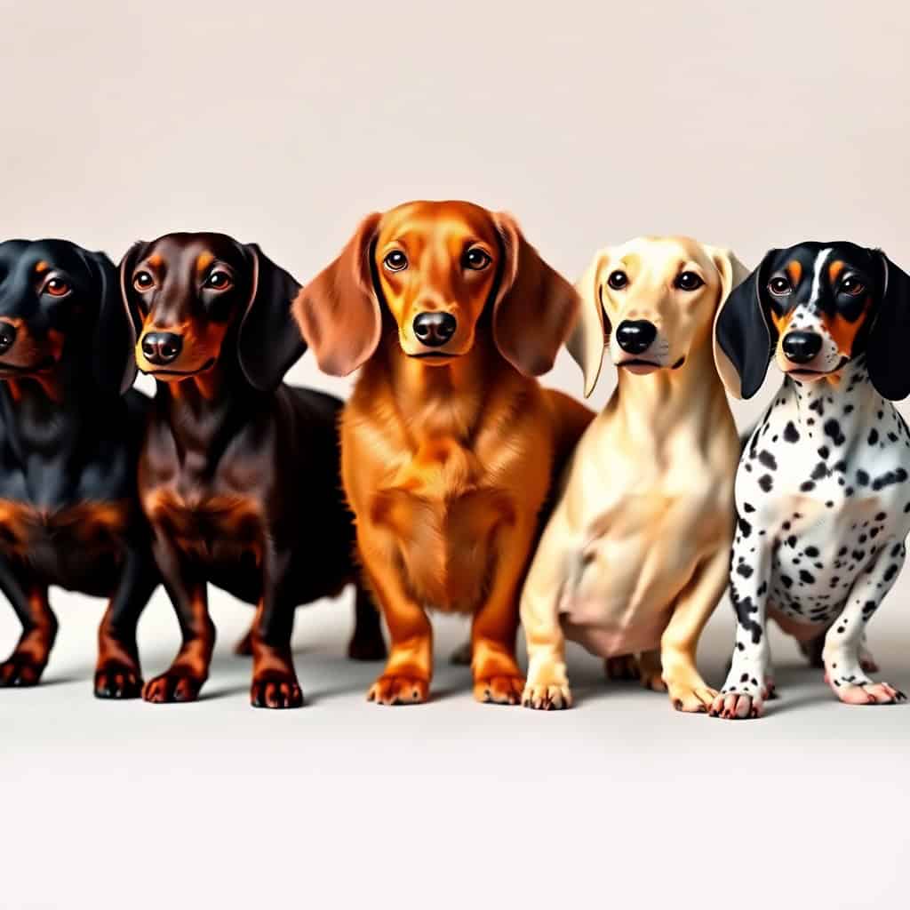 Colores de la raza de los perros salchicha