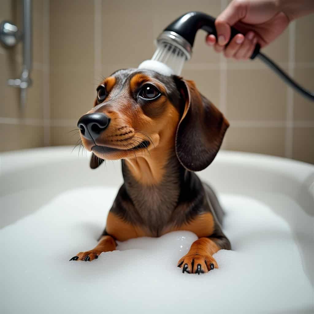 ComoBañarAdecuadamente Cómo bañar a un perro salchicha adecuadamente