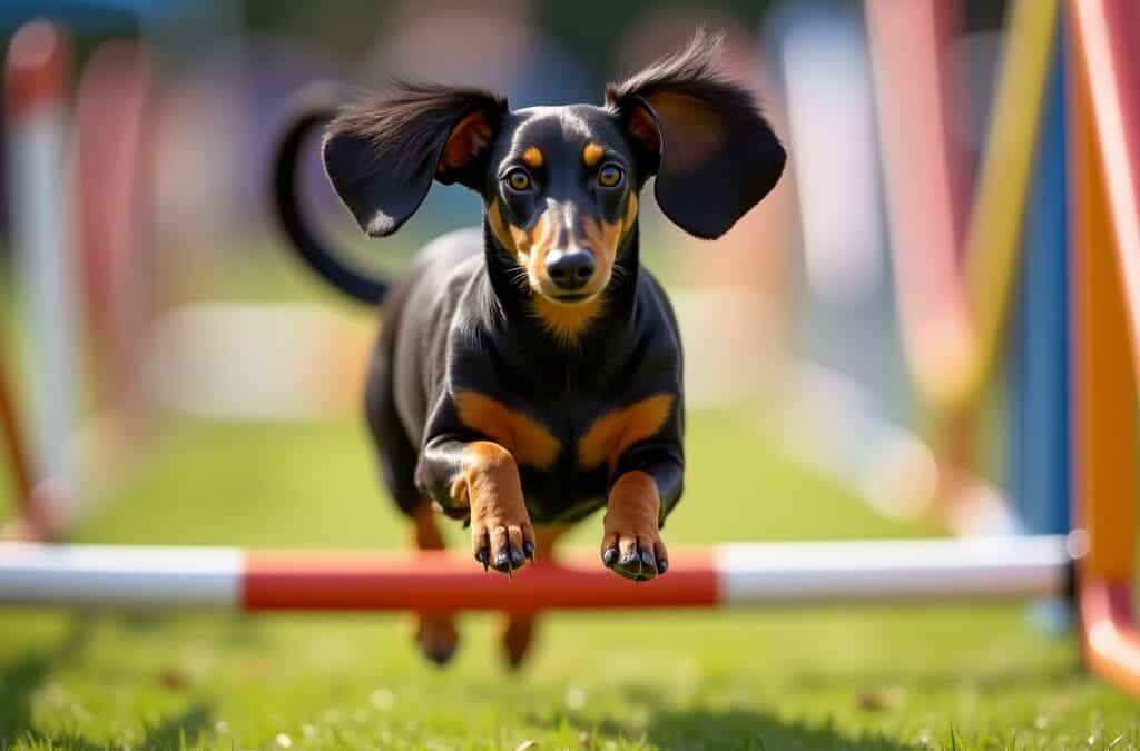 Deportes y competencias para perros salchicha
