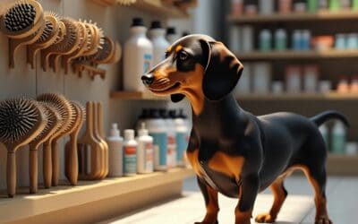 Elección del mejor cepillo para el pelo del perro salchicha