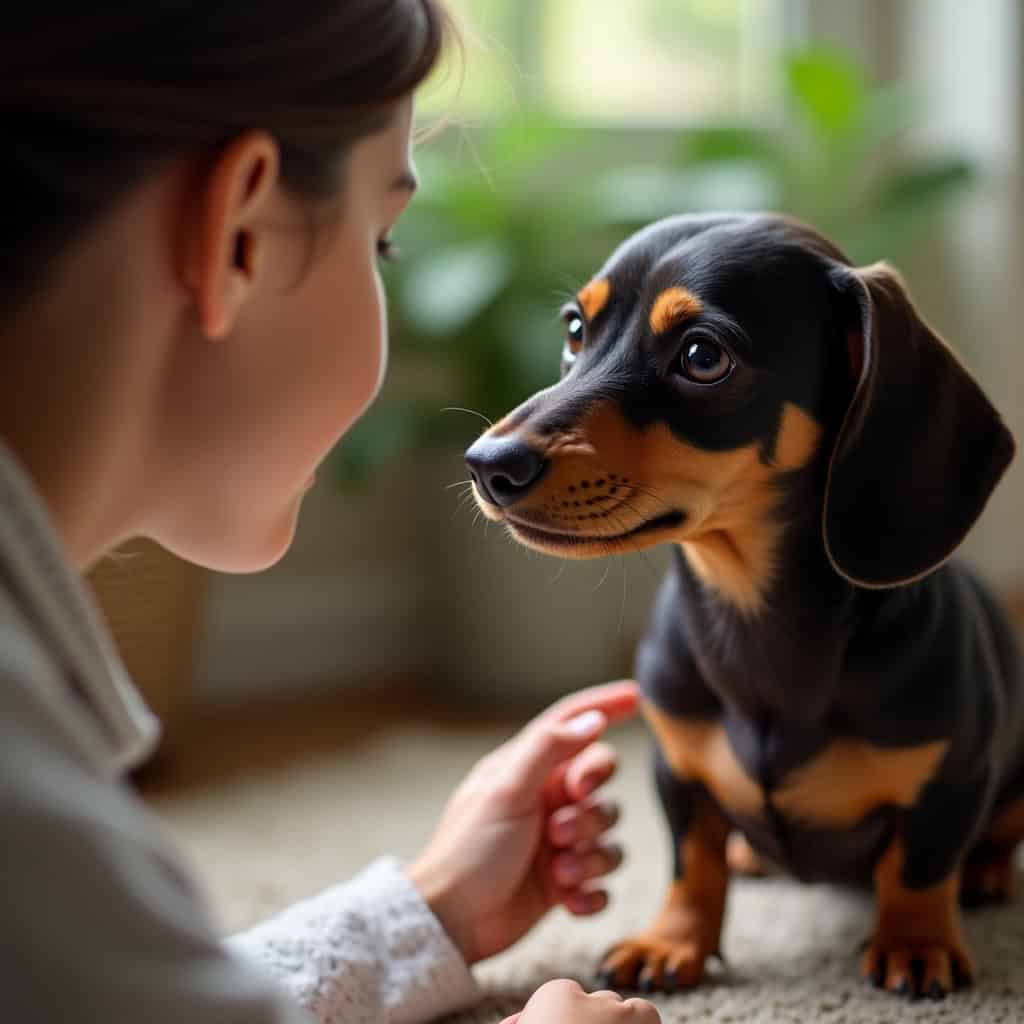 IdentificacionProblemas Identificación de problemas de conducta en un dachshund