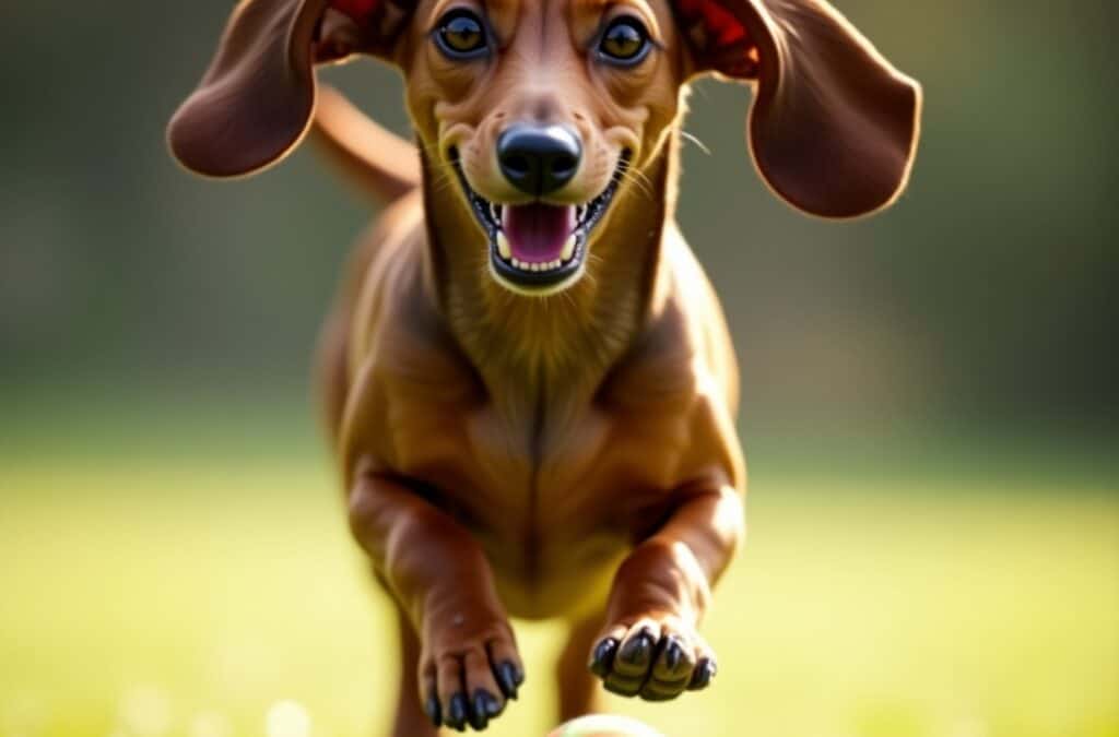 Juegos para mantener activo a tu perro salchicha