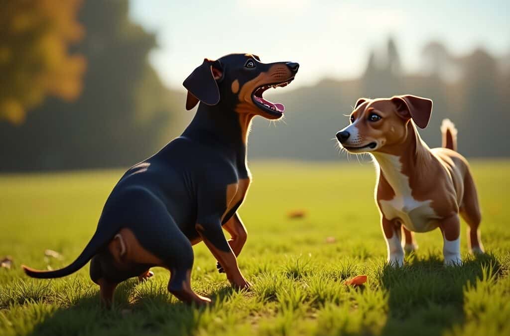 Problemas de socialización en perros salchicha