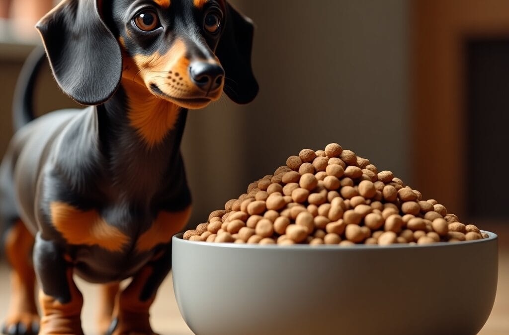 Raciones adecuadas para perros salchicha