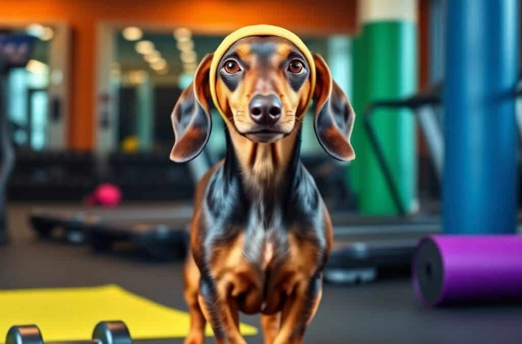 Rutina de ejercicios básicos para perros salchicha
