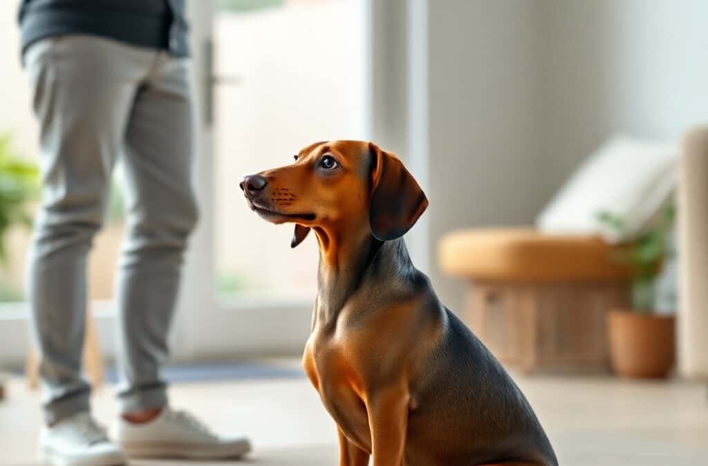 Rutinas de obediencia para perros salchicha