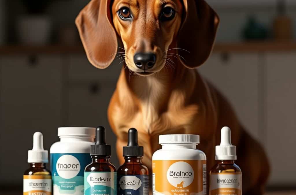 Suplementos recomendados para perros salchicha