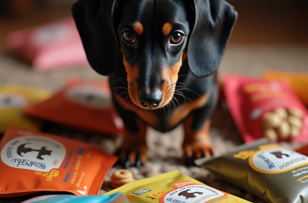 Tipos de premios recomendados para perros salchicha