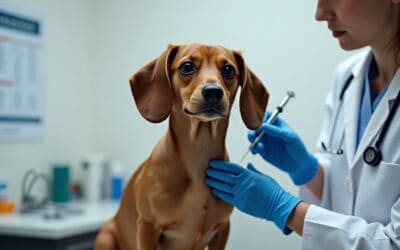 Vacunación y desparasitación en perros salchicha
